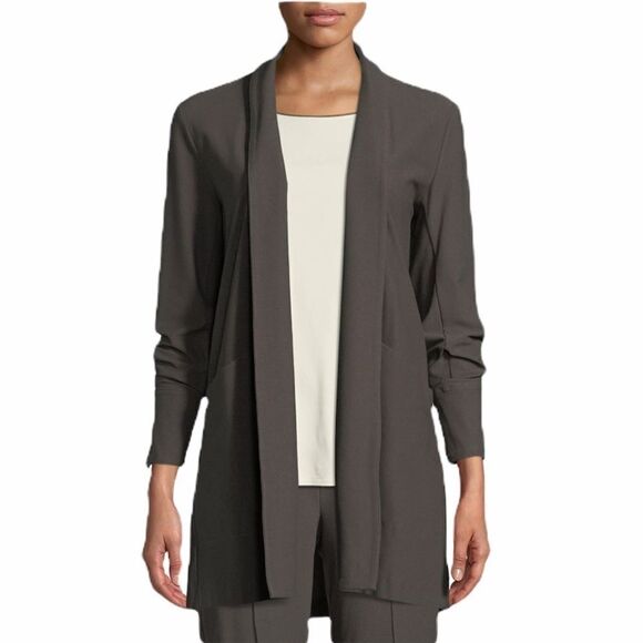 EILEEEN FISHER Open Front Shawl Blazer M - Picture 1 of 9
